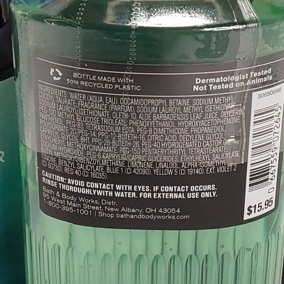 BATH & BODY WORKS 'FRESHWATER' 3-PIECE GIFT SET BODY WASH, LOTION & SPRAY MIST - Picture 10 of 16